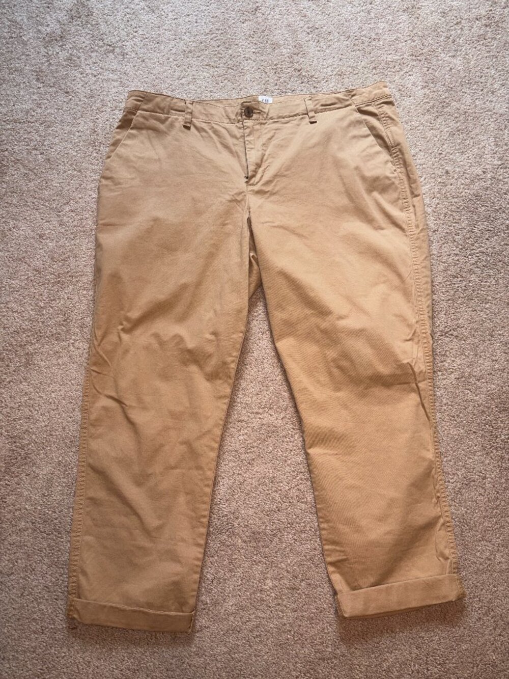 NWOT GAP Tan Girlfriend Khakis Lightweight 16